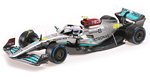 Mercedes W13 AMG #44 GP Monaco 2022 Lewis Hamilton (rain tyres) by MINICHAMPS