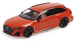 Audi RS6 Avant 2019 (Orange Metallic) by MINICHAMPS