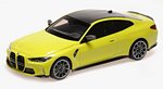 BMW M4 Coupe 2020 (Yellow) by MINICHAMPS