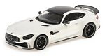 Mercedes AMG GT-R 2021 (White Metallic) by MINICHAMPS