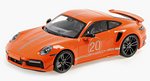 Porsche 911 (992) Turbo S Coupe Sport Design 2021 (Orange) by MINICHAMPS