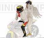 Valentino Rossi + Angel (2 figurines) GP 250 Rio World Champion 1999 by MINICHAMPS