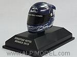 Helmet Sebastian Vettel GP Monaco World Champion F1 2010 (1/8 scale - 3cm) by MINICHAMPS