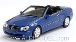 Mercedes CLK Cabriolet 2003 Blue Metallic by MINICHAMPS