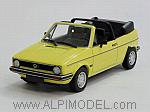 Volkswagen Golf Cabriolet 1980 Yellow by MINICHAMPS