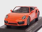 Porsche 911 (991.2) Turbo S Cabriolet 2016 (Orange) by MINICHAMPS