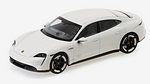 Porsche Taycan Turbo S 2020 (White Metallic) by MIN