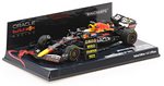 Red Bull RB18 #1 Winner GP Japan 2022 Max Verstappen (with pitboard) World Champion by MINICHAMPS