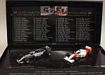 McLaren MP4/8 Ayrton Senna + Mercedes W06 Set - Lewis Hamilton 41st career win equalling Senna