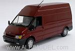 Ford Transit Delivery Van (Dark Red Metallic) by MINICHAMPS