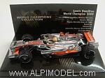 McLaren Mercedes MP4/23 GP Brazil 2008 Lewis Hamilton 'World Champion Collection' by MINICHAMPS
