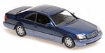 Mercedes 600 SEC Coupe 1992 (Blue Metallic)  'Maxichamps' Edition by MINICHAMPS