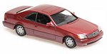 Mercedes 600 SEC Coupe 1992 (Red Metallic)  'Maxichamps' Edition by MINICHAMPS
