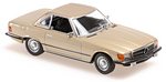 Mercedes 350 SL Cabriolet Hardtop (R107) 1974 (Gold)  'Maxichamps' Edition by MIN