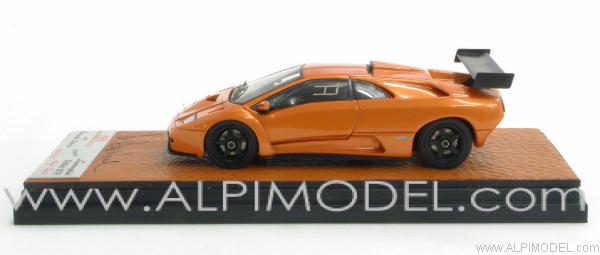 Lamborghini Diablo GTR 1999 (met.orange)   with working opening parts - High Tech MR-Vincenzo Bosica by mr-collection