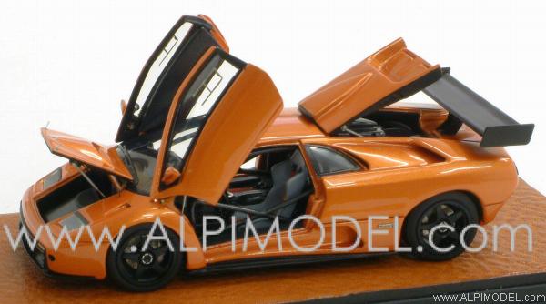 Lamborghini Diablo GTR 1999 (met.orange)   with working opening parts - High Tech MR-Vincenzo Bosica by mr-collection