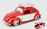 Volkswagen Beetle Kever Custom 1951 (Red/Cream) by MAISTO