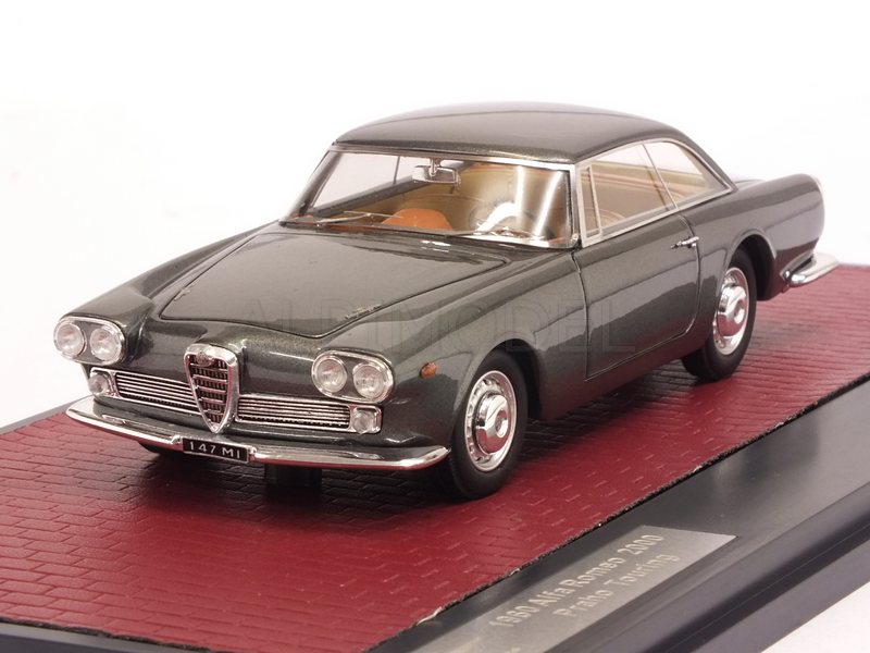 Alfa Romeo 2000 Coupe Praho Touring 1960 (Grey Metallic) by matrix-models
