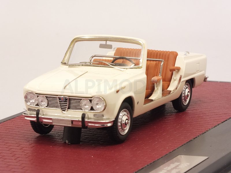 Alfa Romeo Giulia Torpedo Colli open 1965 (White) by matrix-models