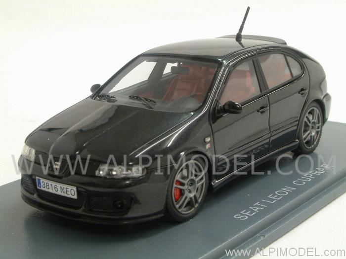 Diecast model cars Seat Leon 1/43 Neo mk1 cupra r black 2003 