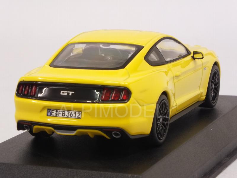 norev Ford Mustang Fastback 2015 (Yellow) (1/43 scale model)
