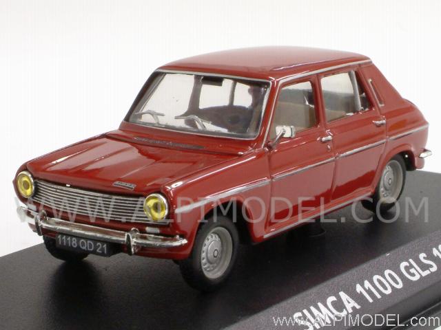 norev Simca 1100 GLS 1973 (Red) (1/43 scale model)