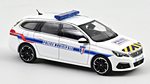 Peugeot 308 SW 2018 Police Municipale (Blue/Yellow Stripes) by NOREV