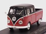 Volkswagen T1 Double Cabin 1961 (Red/Black) by NOREV