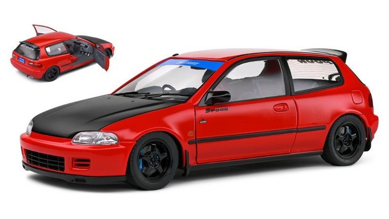 Honda Civic (EG6) 1991 (Red) by solido