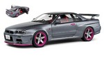 Nissan Skyline GT-R (BNR34) Coupe 1999 (Grey) by SOLIDO
