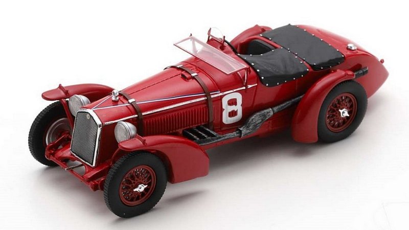 Alfa Romeo 8C #8 Winner Le Mans 1932 Sommer - Chinetti by spark-model
