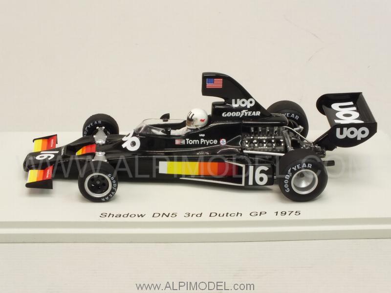 100%新品大得価未展示 1/43 Spark 1975 Shadow DN5 3rd Dutch GP #16 Tom Pryce No.16 トム・プライス シャドウ シャドー F1 スパーク レーシングカー