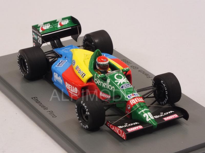 Benetton B188 #20 GP France 1989 Emanuele Pirro by spark-model