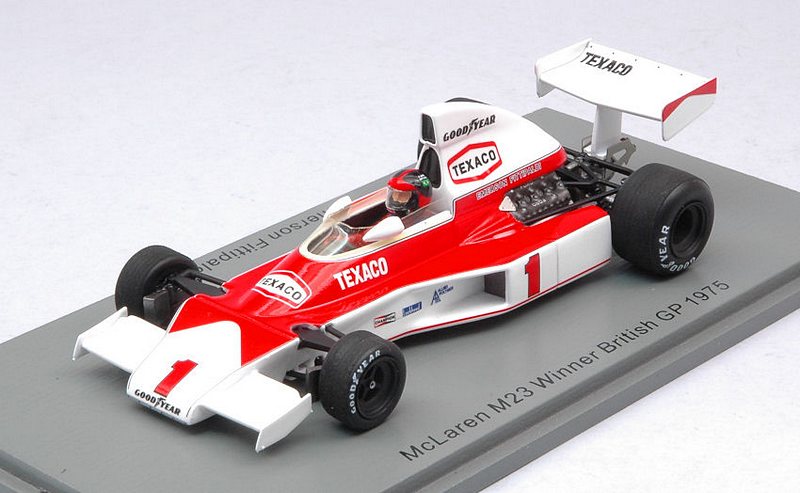 McLaren M23 #1 Winner British GP 1975 Emerson Fittipaldi by spark-model