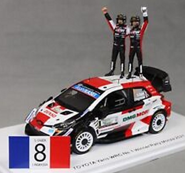 Toyota Yaris WRC #1 Winner Rally Monza 2021 Ogier - Ingrassia (with figures) by spark-model
