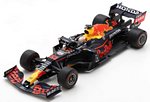 Red Bull RB16B #33 Winner GP Abu Dhabi 2021 Max Verstappen (with display case) World Champion by SPARK MODEL