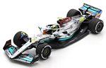 Mercedes W13 AMG #44 GP Miami 2022 Lewis Hamilton (with display case) by SPARK MODEL