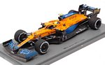 McLaren MCL35M #4 GP Italy 2021 Lando Norris (with pit board) by SPARK MODEL