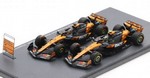 McLaren Set MCL39 #4 + #�81 Winner Constructors F1 2025 Lando Norris + Oscar Piastri by SPK