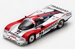 Porsche 962C #72 Le Mans 1989 Yver - Belmondo - Lassig by SPARK MODEL