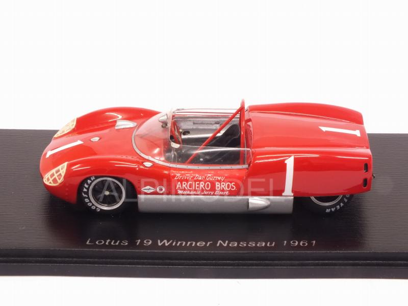 Lotus 19 #1 Winner Nassau Trophy 1961 Dan Gurney by spark-model