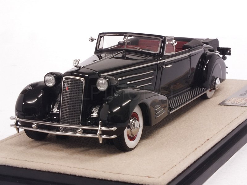 Cadilllac Victoria Convertible Coupe 452D V16 open 1934 (Black) by stamp-models