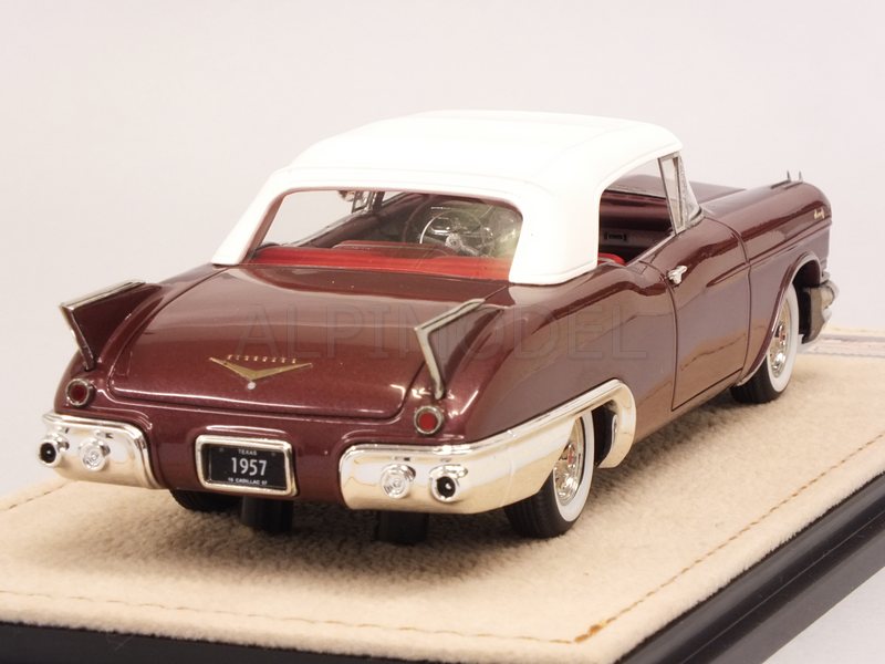 Cadillac Eldorado Biarritz Cabriolet closed 1957 (Castille Marron Metallic) by stamp-models