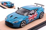 Aston Martin V12 Zagato 2012 (Baby Blue/Flag) Lim.Ed.10pcs by TECNOMODEL