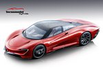 McLaren Speedtail (Metallic Red) by TECNOMODEL