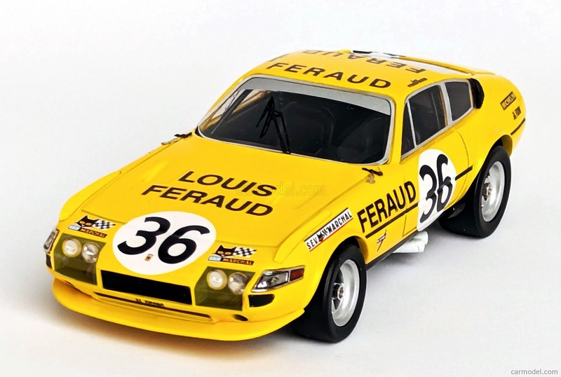 Ferrari 365 GTB4 #36 Le Mans 1972 Bell - Pilette - Richard Bond by trofeu