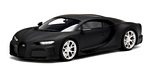 Bugatti Chiron Super Sport 300+ Black  Top Speed Edition by TRUE SCALE MINIATURES