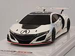 Acura NSX GT3 New York Auto Show 2016 (White) by TRUE SCALE MINIATURES