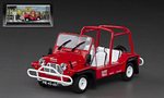 Austin Mini Moke 1968 (Red) with 2 figurines by VITESSE