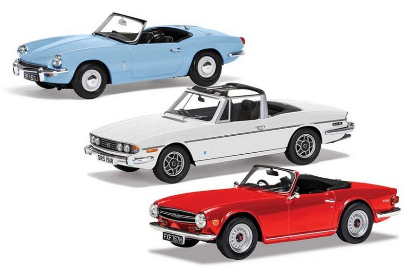 Triumph Spider Collection (Spitfire - Stag - TR6) by vanguards